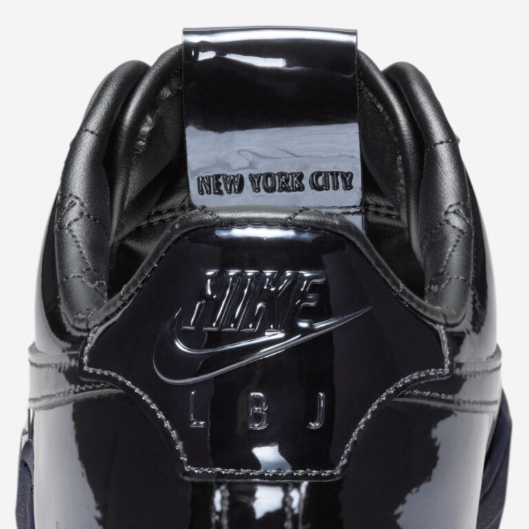 nike air force 1 x lebron new york sneaker trax back view